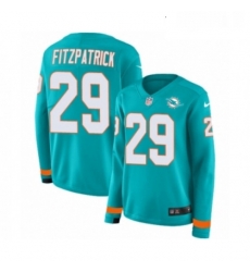 Womens Nike Miami Dolphins 29 Minkah Fitzpatrick Limited Aqua Therma Long Sleeve NFL Jersey Womens Nike Miami Dolphins 29 Minkah Fitzpatrick Limited Aqua Therma Long Sleeve NFL Jersey