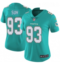 Womens Nike Miami Dolphins 93 Ndamukong Suh Aqua Green Team Color Vapor Untouchable Limited Player NFL Jersey Womens Nike Miami Dolphins 93 Ndamukong Suh Aqua Green Team Color Vapor Untouchable Limited Player NFL Jersey