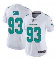Womens Nike Miami Dolphins 93 Ndamukong Suh White Vapor Untouchable Limited Player NFL Jersey Womens Nike Miami Dolphins 93 Ndamukong Suh White Vapor Untouchable Limited Player NFL Jersey