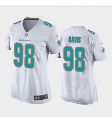 women raekwon davis miami dolphins white game jersey women raekwon davis miami dolphins white game jersey