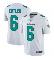 Youth Nike Dolphins #6 Jay Cutler White Stitched NFL Vapor Untouchable Limited Jersey Youth Nike Dolphins #6 Jay Cutler White Stitched NFL Vapor Untouchable Limited Jersey