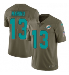 Youth Nike Miami Dolphins 13 Dan Marino Limited Olive 2017 Salute to Service NFL Jersey Youth Nike Miami Dolphins 13 Dan Marino Limited Olive 2017 Salute to Service NFL Jersey