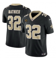 Men New Orleans Saints 32 Tyrann Mathieu Black 2024 F U S E With 4 Star C Patch Vapor Limited Stitched Football Jersey Men New Orleans Saints 32 Tyrann Mathieu Black 2024 F U S E With 4 Star C Patch Vapor Limited Stitched Football Jersey