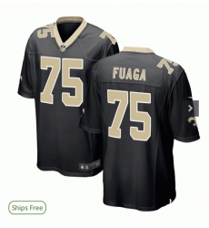 Men New Orleans Saints 75 Taliese Fuaga Black Vapor Limited Stitched Football Jersey Men New Orleans Saints 75 Taliese Fuaga Black Vapor Limited Stitched Football Jersey