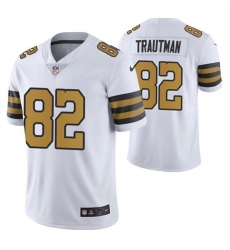 Men New Orleans Saints 82 Adam Trautman Color Rush Stitched Jersey Men New Orleans Saints 82 Adam Trautman Color Rush Stitched Jersey