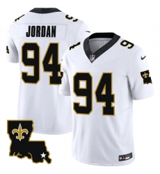 Men New Orleans Saints 94 Cameron Jordan White 2023 F U S E 1987 Legacy Vapor Stitched Jersey Men New Orleans Saints 94 Cameron Jordan White 2023 F U S E 1987 Legacy Vapor Stitched Jersey