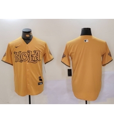 Men New Orleans Saints Blank Gold Cool Base Stitched Baseball Jersey Men New Orleans Saints Blank Gold Cool Base Stitched Baseball Jersey