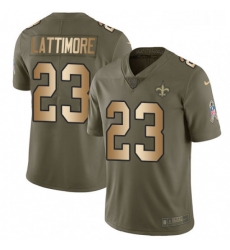 Mens Nike New Orleans Saints 23 Marshon Lattimore Limited OliveGold 2017 Salute to Service NFL Jersey Mens Nike New Orleans Saints 23 Marshon Lattimore Limited OliveGold 2017 Salute to Service NFL Jersey