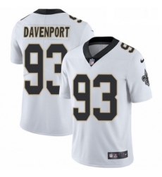 Mens Nike New Orleans Saints 93 Marcus Davenport White Vapor Untouchable Limited Player NFL Jersey Mens Nike New Orleans Saints 93 Marcus Davenport White Vapor Untouchable Limited Player NFL Jersey