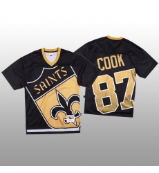 NFL New Orleans Saints 87 Jared Cook Black Men Mitchell 26 Nell Big Face Fashion Limited NFL Jersey NFL New Orleans Saints 87 Jared Cook Black Men Mitchell 26 Nell Big Face Fashion Limited NFL Jersey