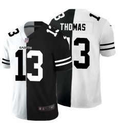 New Orleans Saints 13 Michael Thomas Men Black V White Peace Split Nike Vapor Untouchable Limited NFL Jersey New Orleans Saints 13 Michael Thomas Men Black V White Peace Split Nike Vapor Untouchable Limited NFL Jersey