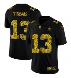 New Orleans Saints 13 Michael Thomas Men Nike Leopard Print Fashion Vapor Limited NFL Jersey Black New Orleans Saints 13 Michael Thomas Men Nike Leopard Print Fashion Vapor Limited NFL Jersey Black
