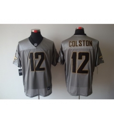 Nike New Orleans Saints 12 Marques Colston Grey Elite Shadow NFL Jersey Nike New Orleans Saints 12 Marques Colston Grey Elite Shadow NFL Jersey
