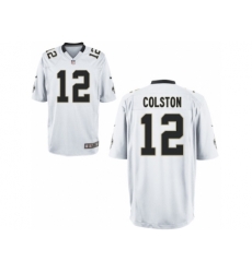 Nike New Orleans Saints 12 Marques Colston White Game NFL Jersey Nike New Orleans Saints 12 Marques Colston White Game NFL Jersey