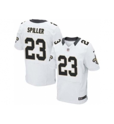 Nike New Orleans Saints 23 C.J. Spiller White Elite NFL Jersey Nike New Orleans Saints 23 C.J. Spiller White Elite NFL Jersey