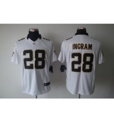 Nike New Orleans Saints 28 Mark Ingram White LIMITED NFL Jersey Nike New Orleans Saints 28 Mark Ingram White LIMITED NFL Jersey