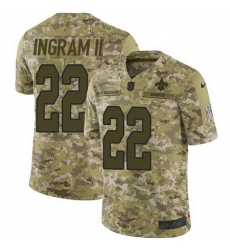 Nike Saints #22 Mark Ingram II Camo Mens Stitched NFL Limited 2018 Salute To Service Jersey Nike Saints #22 Mark Ingram II Camo Mens Stitched NFL Limited 2018 Salute To Service Jersey