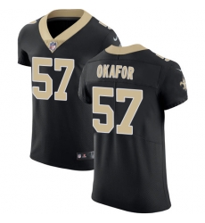 Nike Saints #57 Alex Okafor Black Team Color Mens Stitched NFL Vapor Untouchable Elite Jersey Nike Saints #57 Alex Okafor Black Team Color Mens Stitched NFL Vapor Untouchable Elite Jersey