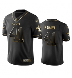 Saints 41 Alvin Kamara Black Men Stitched Football Limited Golden Edition Jersey Saints 41 Alvin Kamara Black Men Stitched Football Limited Golden Edition Jersey