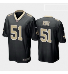 men cesar ruiz new orleans saints black game jersey men cesar ruiz new orleans saints black game jersey