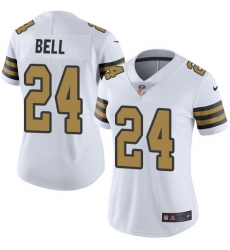 Nike Saints #24 Vonn Bell White Womens Stitched NFL Limited Rush Jersey Nike Saints #24 Vonn Bell White Womens Stitched NFL Limited Rush Jersey