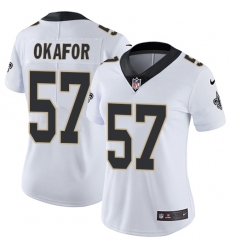 Nike Saints #57 Alex Okafor White Womens Stitched NFL Vapor Untouchable Limited Jersey Nike Saints #57 Alex Okafor White Womens Stitched NFL Vapor Untouchable Limited Jersey