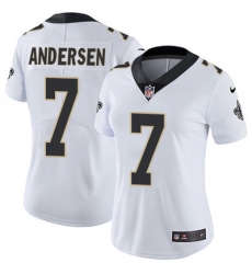 Nike Saints #7 Morten Andersen White Womens Stitched NFL Vapor Untouchable Limited Jersey Nike Saints #7 Morten Andersen White Womens Stitched NFL Vapor Untouchable Limited Jersey