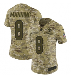 Nike Saints #8 Archie Manning Camo Women Stitched NFL Limited 2018 Salute to Service Jersey Nike Saints #8 Archie Manning Camo Women Stitched NFL Limited 2018 Salute to Service Jersey