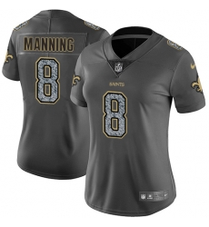 Nike Saints #8 Archie Manning Gray Static Womens NFL Vapor Untouchable Game Jersey Nike Saints #8 Archie Manning Gray Static Womens NFL Vapor Untouchable Game Jersey