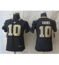Women Nike New Orleans Saints #10 Cooks Black Jerseys Women Nike New Orleans Saints #10 Cooks Black Jerseys