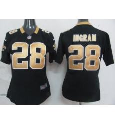 Womens Nike New Orleans Saints 28 Ingram Black Nike NFL Jerseys Womens Nike New Orleans Saints 28 Ingram Black Nike NFL Jerseys