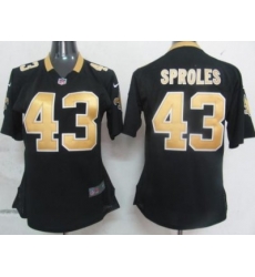 Womens Nike New Orleans Saints 43 Sproles Black Nike NFL Jerseys Womens Nike New Orleans Saints 43 Sproles Black Nike NFL Jerseys