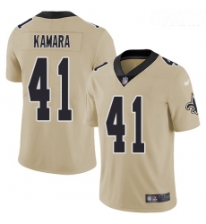 Saints #41 Alvin Kamara Gold Youth Stitched Football Limited Inverted Legend Jersey Saints #41 Alvin Kamara Gold Youth Stitched Football Limited Inverted Legend Jersey