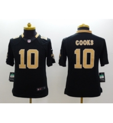 Youth Nike New Orleans Saints #10 Brandin Cooks black jerseys Youth Nike New Orleans Saints #10 Brandin Cooks black jerseys