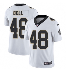 Youth Nike Saints #48 Vonn Bell White Stitched NFL Vapor Untouchable Limited Jersey Youth Nike Saints #48 Vonn Bell White Stitched NFL Vapor Untouchable Limited Jersey