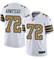 Youth Nike Saints 72 Terron Armstead White Stitched NFL Limited Rush Jersey Youth Nike Saints 72 Terron Armstead White Stitched NFL Limited Rush Jersey
