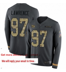 Giants 97 Dexter Lawrence Anthracite Salute to Service Men Stitched Football Limited Therma Long Sleeve Jersey Giants 97 Dexter Lawrence Anthracite Salute to Service Men Stitched Football Limited Therma Long Sleeve Jersey
