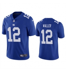 Men New York Giants 12 Darren Waller Blue Vapor Untouchable Limited Stitched Jersey Men New York Giants 12 Darren Waller Blue Vapor Untouchable Limited Stitched Jersey