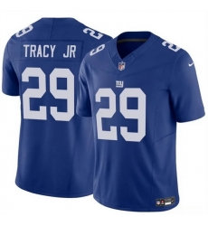 Men New York Giants 29 Tyrone Tracy Jr Blue 2023 F U S E Vapor Untouchable Limited Stitched Jersey Men New York Giants 29 Tyrone Tracy Jr Blue 2023 F U S E Vapor Untouchable Limited Stitched Jersey