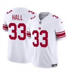 Men New York Giants 33 Hassan Hall White 2023 F U S E Vapor Untouchable Limited Stitched Jersey Men New York Giants 33 Hassan Hall White 2023 F U S E Vapor Untouchable Limited Stitched Jersey