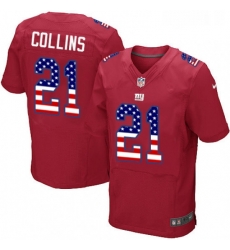Mens Nike New York Giants 21 Landon Collins Elite Red Alternate USA Flag Fashion NFL Jersey Mens Nike New York Giants 21 Landon Collins Elite Red Alternate USA Flag Fashion NFL Jersey