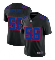 New York Giants 56 Lawrence Taylor Men Nike Team Logo Dual Overlap Limited NFL Jersey Black New York Giants 56 Lawrence Taylor Men Nike Team Logo Dual Overlap Limited NFL Jersey Black