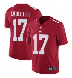 Nike Giants #17 Kyle Lauletta Red Alternate Mens Stitched NFL Vapor Untouchable Limited Jersey Nike Giants #17 Kyle Lauletta Red Alternate Mens Stitched NFL Vapor Untouchable Limited Jersey