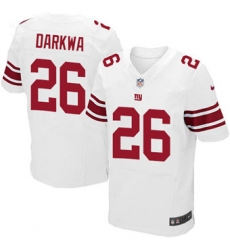 Nike Giants #26 Orleans Darkwa White Mens Stitched NFL Elite Jersey Nike Giants #26 Orleans Darkwa White Mens Stitched NFL Elite Jersey