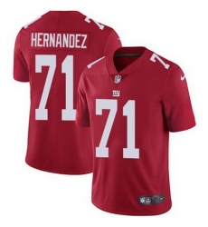 Nike Giants #71 Will Hernandez Red Alternate Mens Stitched NFL Vapor Untouchable Limited Jersey Nike Giants #71 Will Hernandez Red Alternate Mens Stitched NFL Vapor Untouchable Limited Jersey