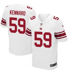 Nike New York Giants #59 Devon Kennard White Men 27s Stitched NFL Elite Jersey Nike New York Giants #59 Devon Kennard White Men 27s Stitched NFL Elite Jersey