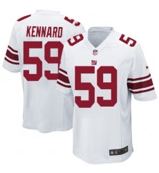 Nike New York Giants #59 Devon Kennard White Mens Stitched NFL Elite Jersey Nike New York Giants #59 Devon Kennard White Mens Stitched NFL Elite Jersey