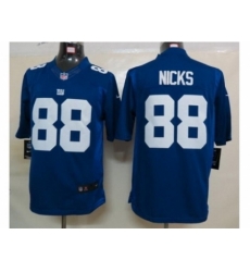 Nike New York Giants 88 Hakeem Nicks Blue Limited NFL Jersey Nike New York Giants 88 Hakeem Nicks Blue Limited NFL Jersey