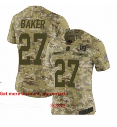 Giants 27 Deandre Baker Camo Women Stitched Football Limited 2018 Salute to Service Jersey Giants 27 Deandre Baker Camo Women Stitched Football Limited 2018 Salute to Service Jersey