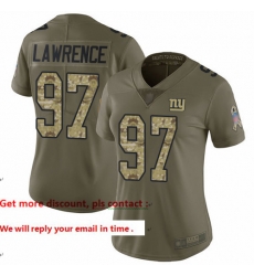 Giants 97 Dexter Lawrence Olive Camo Women Stitched Football Limited 2017 Salute to Service Jersey Giants 97 Dexter Lawrence Olive Camo Women Stitched Football Limited 2017 Salute to Service Jersey